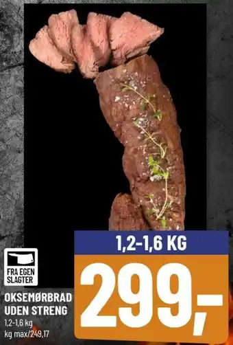 Løvbjerg Oksemørbrad uden Streng 1,2-1,6kg tilbud