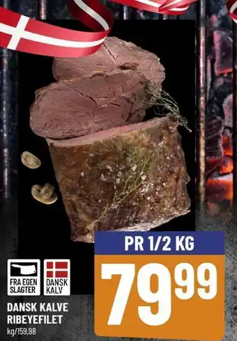 Løvbjerg Dansk Kalve Ribeyefilet 1/2kg tilbud