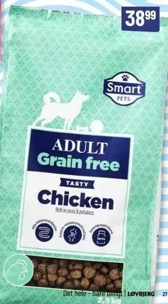 Løvbjerg Adult Grain Free Tasty Chicken tilbud