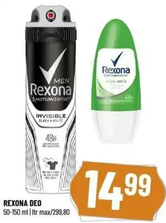 Løvbjerg Rexona Deo 50-150ml tilbud