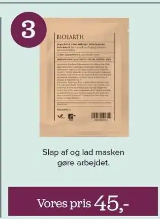 Slap af og lad masken gøre arbejdet