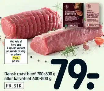 Dansk Roastbeef 700-800 g