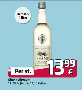 Fleggaard Skåne Akvavit 38% tilbud