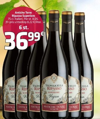 Fleggaard Antiche Terre Ripasso Superiore 75 cl. tilbud