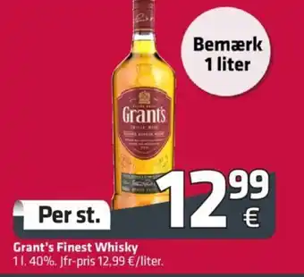 Fleggaard Grant's Finest Whisky 40% tilbud