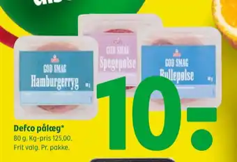 Defco rullepølse