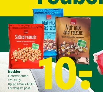 Coop 365 Coop nødder tilbud