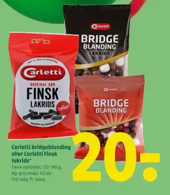 Bridgeblanding dragée lakrids