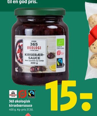 Coop 365 Coop 365 kirsebærsauce tilbud