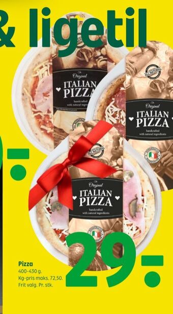 Coop 365 Ukendt pizza tilbud