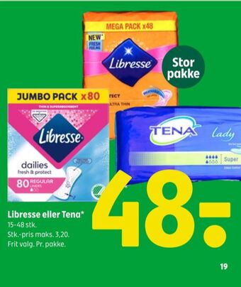 Coop 365 Libresse bind tilbud
