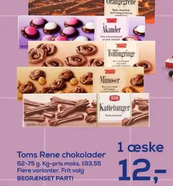 Irma Åkander dessertchokolade tilbud