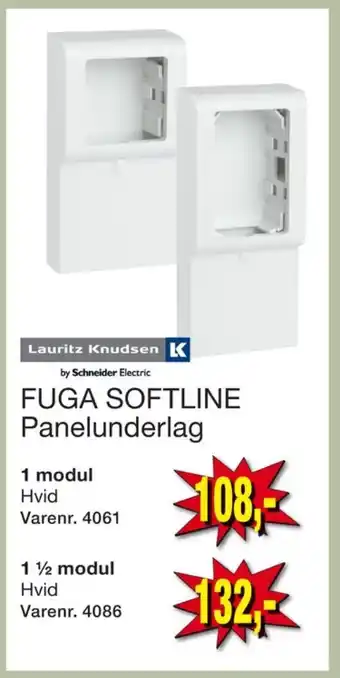 Fuga softline panelunderlag
