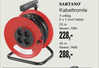 Harald Nyborg Sartano kabeltromle tilbud