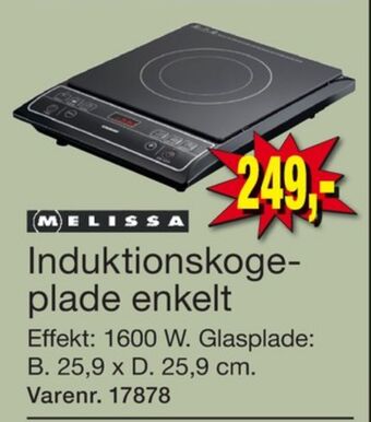 Harald Nyborg Melissa kogeplade tilbud