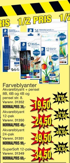 Harald Nyborg Staedtler farveblyanter tilbud
