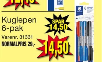 Harald Nyborg Staedtler kuglepen tilbud