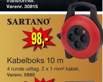 Harald Nyborg Sartano kabeltromle tilbud
