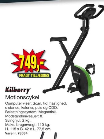 Harald Nyborg Kilberry motionscykel tilbud
