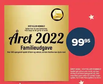 Året 2022 - kvit eller dobbelt