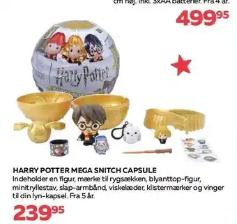 Bog & idé Harry potter mega snitch capsule tilbud