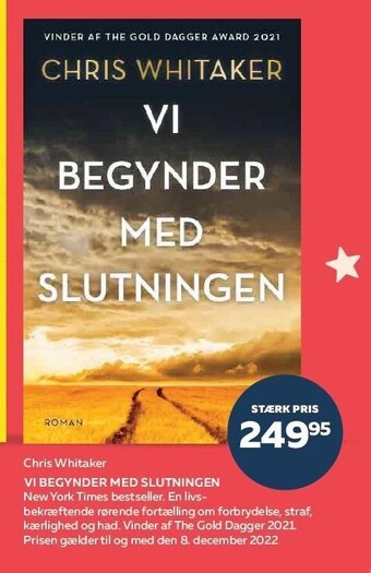 Vi begynder med slutningen