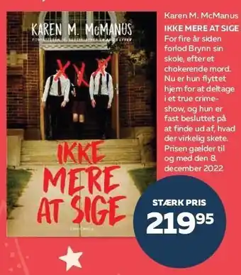 Ikke mere at sige