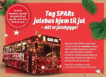 Tag spars julebus hjem til jul