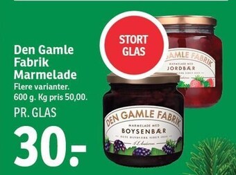 SPAR Den gamle fabrik marmelade tilbud