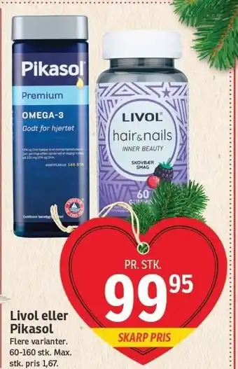 SPAR Livol el. pikasol tilbud