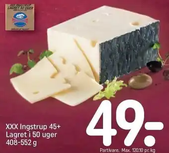 REMA 1000 Xxx ingstrup lagret i 50 uger tilbud