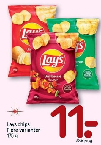 REMA 1000 Lays chips tilbud
