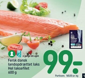 REMA 1000 Hel laksefilet tilbud