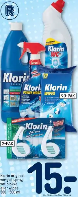REMA 1000 Klorin original tilbud