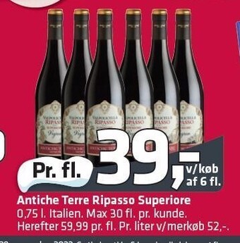 Fleggaard Antiche terre ripasso superiore tilbud