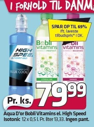 Fleggaard Aqua d'or bobli vitamins el. high speed tilbud
