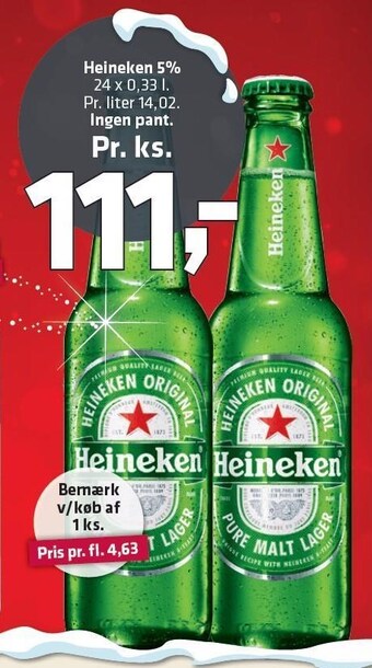 Fleggaard Heineken tilbud