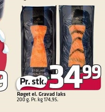Fleggaard Røget el. gravad laks tilbud