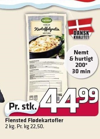 Fleggaard Flensted flødekartofler tilbud