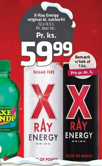 Fleggaard X-ray energy original el. sukkerfri tilbud