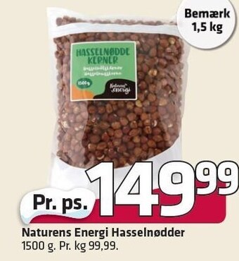 Fleggaard Naturens energi hasselnødder tilbud