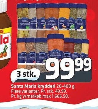 Fleggaard Santa maria krydderi tilbud