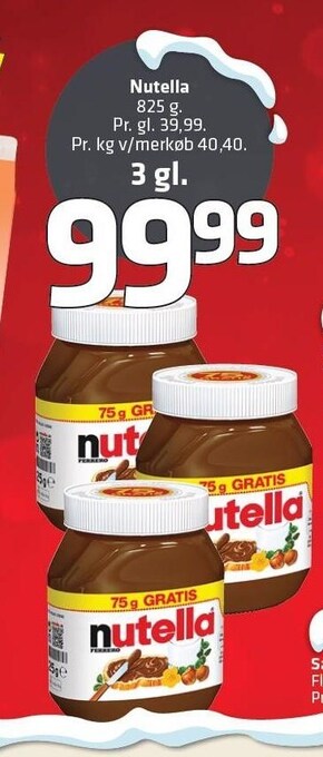 Fleggaard Nutella tilbud
