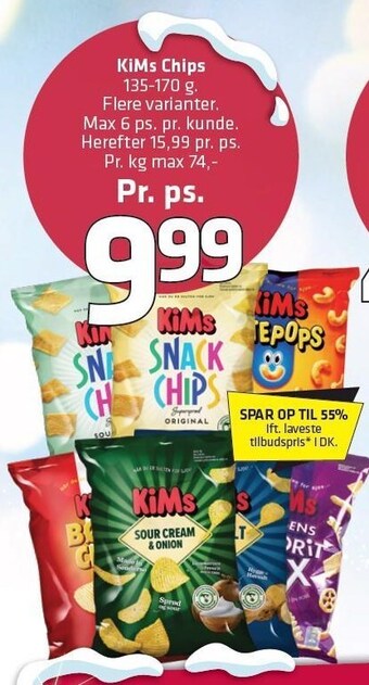Fleggaard Kims chips tilbud