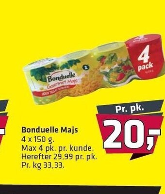 Fleggaard Bonduelle majs tilbud