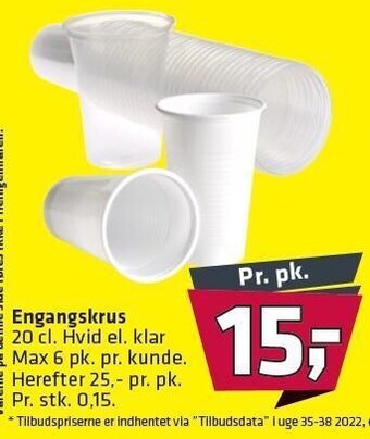 Fleggaard Engangskrus tilbud