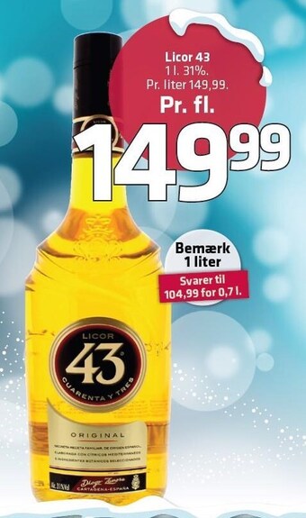 Fleggaard Licor 43 tilbud
