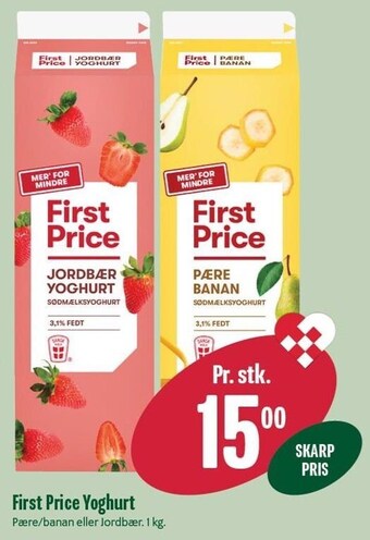 Min Købmand First price yoghurt tilbud