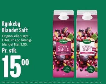 Min Købmand Rynkeby blandet saft tilbud