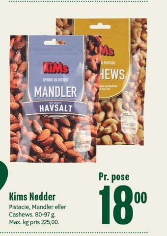 Min Købmand Kims nødder tilbud